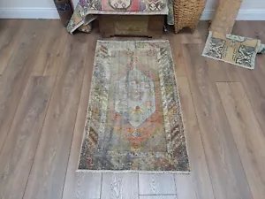 2,5 x 4,4 Fuß türkischer Teppich, anatolischer Teppich, antiker Teppich, Vintage Teppich - Bild 1 von 10
