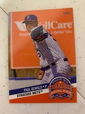 Paul Sewald 2019 Syracuse Mets Team Card
