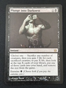 MTG Plunge Into Darkness Fifth Dawn 57/165 - LP - Regular Rare - Vintage Magic - Picture 1 of 2