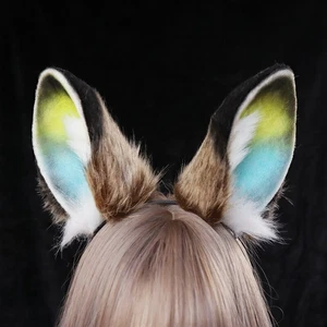 Animal Ears Columbia Basin Dwarf Rabbit Dwarf Rabbit Hair Hoop Cosplay Props - Picture 1 of 7