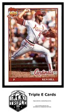 1991 Topps #591 Ken Hill St. Louis Cardinals ~A5G