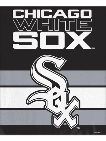Chicago White Sox MLB Ultra Plush 50" x 60" Throw Blanket - F53573589 Cover