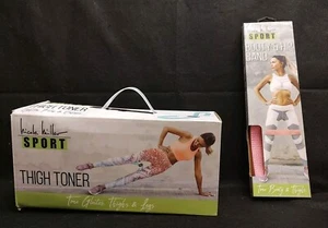 Set Of Two Nicole Miller Sport Exercise Equipment Pieces Booty And Thighs - Picture 1 of 10