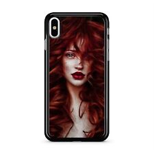 For Apple iPhone 5 SE 6 7 8 XS Plus Beautiful Redhead Lady Anti-Fingerprint
