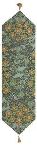 Orangenbaum arabesk blau französischer Wandteppich Tischläufer NEU - Bild 1 von 5