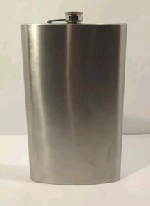 64oz Stainless Steel Flask - Oversized Novelty Flask - Picture 1 of 6