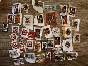 Vintage Christmas Postage Stamps Lot - Most Canceled, Over 20 - Picture 1 of 5