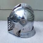 SCA Functional Armor Helm Leather Interior Medieval Knight Helmet