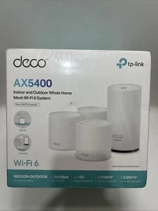 TP-Link Deco AX5400 Wi-Fi 6 Indoor/Outdoor Whole Home Mesh System 4-Pack - Picture 1 of 5