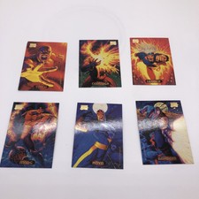 Lot of 6 Genuine Marvel Masterpieces 1994 Trading Cards Random Morg Nova & MORE!