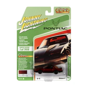 Johnny Lightning JLCG025B-2 Pontiac Firebird T/A dunkelrot met. - Classic Gold - Picture 1 of 1