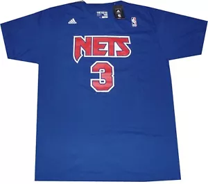 Brooklyn New Jersey Nets Drazen Petrovic Adidas Throwback T-Shirt Neu Etikett - Bild 1 von 5