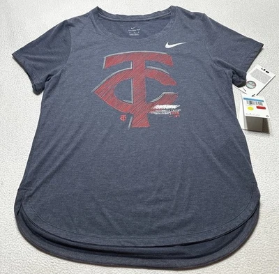 Minnesota Twins Nike Womens T-Shirt Size Medium NKMV MLB Baseball NWT New - Image 1 of 4