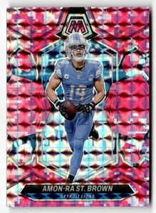 2024 Panini Mosaic #74 Amon-Ra St. Brown Camo Pink - Picture 1 of 2