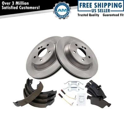 Kit de pastillas de freno trasero y rotor para Mercedes-Benz CL500 2003-2006 S430 S500 2003 Foto 1 de 4