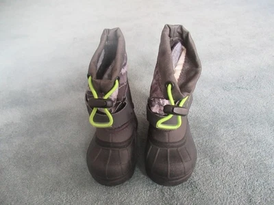 NUEVAS Botas de Nieve Columbia Camufladas Forradas de Invierno Niño Pequeño 4 Foto 1 de 4