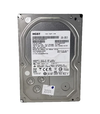 Lot of 20 2TB HGST 3.5" SATA Server HDD 7200 RPM HUS724020ALA640 (AMX) - Image 1 of 2