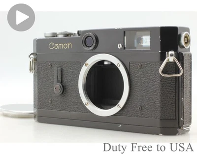 [ Near MINT ] Canon P Repaint Black 35mm Rangefinder Film Camera L39 From JAPAN - Image 1 of 4