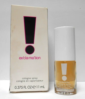Nuevo spray perfume colonia Coty Exclamation .375 fl oz Foto 1 de 3