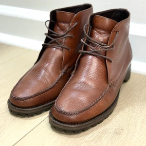 Vintage Cole Haan Country Collection Men’s Brown Leather Moc Toe Chukka Boots 9B - Picture 1 of 11