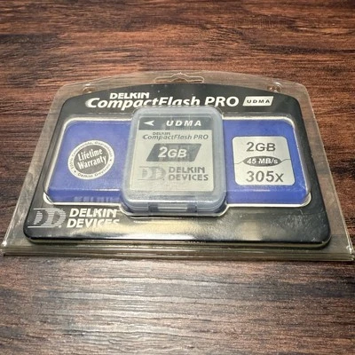 Delkin 2GB Compact Flash Pro UDMA NOS - Image 1 of 2