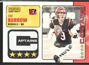 Joe Burrow Football Card 2024 Panini Captains Limited Only 351 Made! - Picture 1 of 2