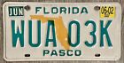 2002 Florida License Plate Pasco County Run Collection Garage Wall Art Decor
