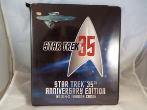 STAR TREK 35TH ANNIVERSARY COLLECTORS BINDER (damaged) - Picture 1 of 5