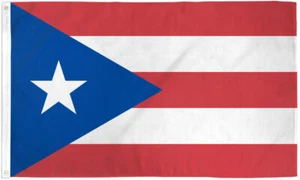 Puerto Rico Flagge 4x6ft Flagge von Puerto Rico PR Flagge 4' x 6' 100D STOFF - Bild 1 von 3