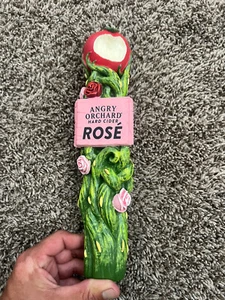 Angry Orchard Rose Hard Apple Cider Beer Tap Handle 11” Tall - Used Nice - Picture 1 of 2