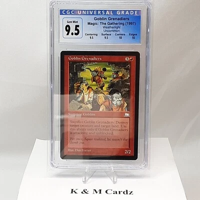 MTG - Weatherlight - Goblin Grenadiers - Graded - CGC 9.5 - Image 1 of 4