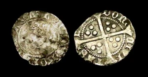 X104:  Henry V Hammered Silver Medieval Penny : London Mint, class G, Spink 1781 - Picture 1 of 1