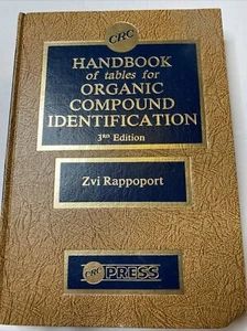 Handbook of Tables Organic Compound Identification 3rd Edition Rappoport 1973 - Imagen 1 de 11