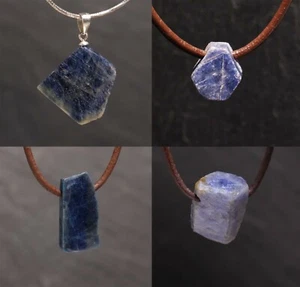 Unikat Edelstein Anhänger mit Saphir blau u. schwarz Sternsaphir Steinschatz - Bild 1 von 60