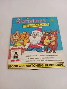 Vintage Christmas Read-along record 45 Sing Along Magic Media - Picture 1 of 3