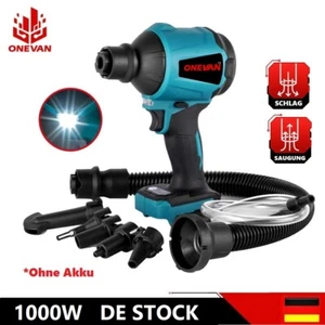 Akku Bläser Staubgebläse Staubbläser Air Duster Tastatur Ohne Akku Für Makita18V - Afbeelding 1 van 9