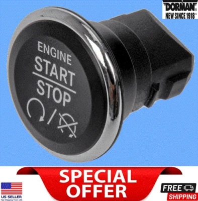 Interruptor de encendido actuador botón de parada de arranque 1FU931X9A para Chrysler Dodge Jeep RAM Foto 1 de 4