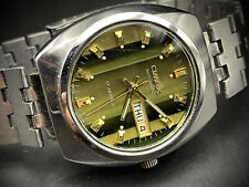 Vintage Omax Automatic Green Dial 36mm Gents Watch, Swiss Made