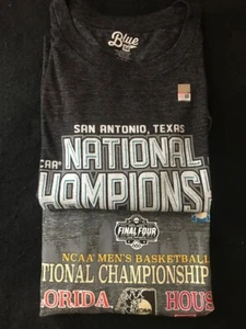 Camisetas 2 piezas con logotipos de duelo de campeonato Final Four 2025 Florida vs Houston 2XL - Imagen 1 de 10