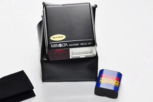 Minolta Maxxum 1800AF Flash w/ case, Fits Maxxum 5000 7000 9000; w battery works - Picture 1 of 6