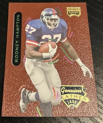 1996 Playoff Contenders Rodney Hampton Genuine Leather  - Image 1 of 2