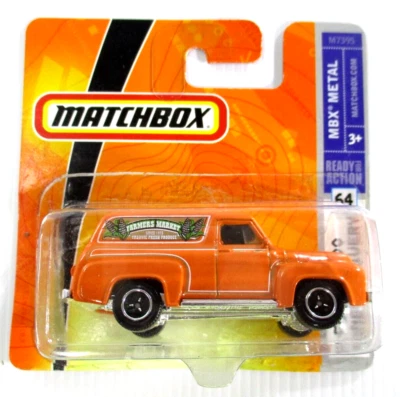 Matchbox MBX Metal Ford F-100 Panel Delivery Orange 2007 Mattel #64 Ages 3+ - Image 1 of 4