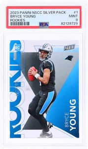 2023 Panini Nscc Silver Packs Bryce Young Rookies #RC1 /499 PSA 9 Rookie RC - Picture 1 of 2