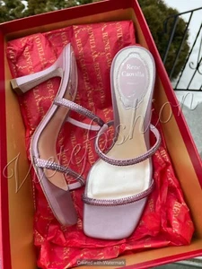 Neu im Karton $ 1010 Rene Caovilla verzierte Pantoletten Sandalen Größe 35 - Bild 1 von 5