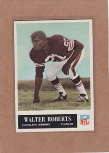 1965 PHILADELPHIA FOOTBALL WALTER ROBERTS ROOKIE #38 BROWNS EX/EXMT *A30312 - Picture 1 of 1