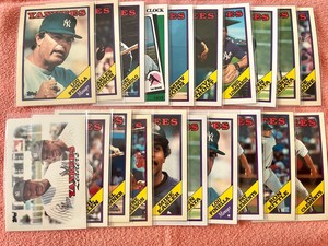20 Card Lot of 1988 Topps "TIFFANY" Cards - YANKEES!!