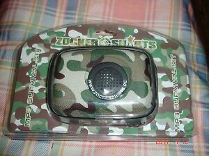 Amplificador/altavoz de bolsa de cinturón estilo militar: camisetas Zocker kit de supervivencia mp3