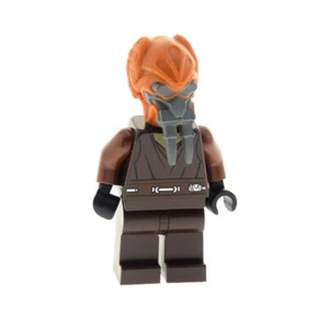1X Lego Minifigure Star Wars Plo Koon Type 2 Jedi Undershirt Beige 75045 SW0538 - Picture 1 of 1
