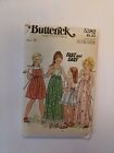  Vintage BUTTERICK 5382 Girls' Halter Dress Size 12 Fast and Easy 