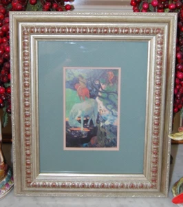 FRAMED MATTED PAUL GAUGUIN VTG 1970'S COLOR ART PRINT "THE WHITE HORSE (1898)" - Picture 1 of 24